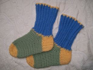 Crocheted Socks, photo 2
