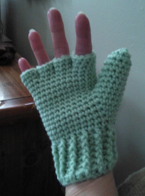 Convertible Mittens / Fingerless Gloves (Crochet), photo 2