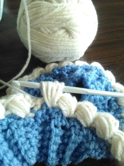 My version of the Braided Puff Stitch Slouch Hat, photo 10