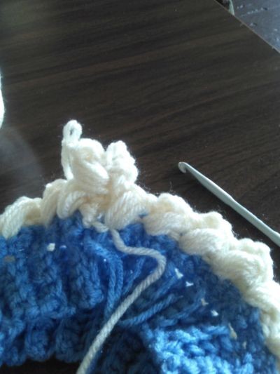 My version of the Braided Puff Stitch Slouch Hat, photo 14