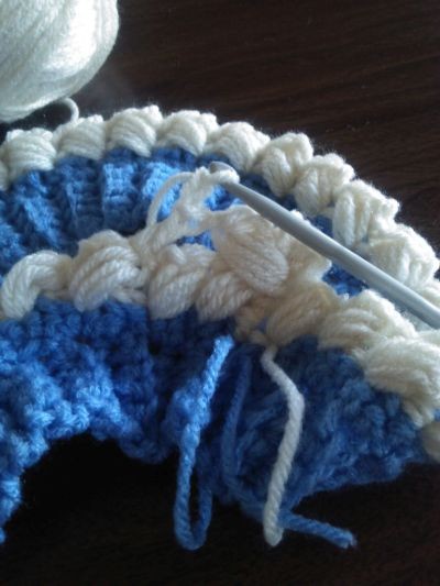 My version of the Braided Puff Stitch Slouch Hat, photo 15