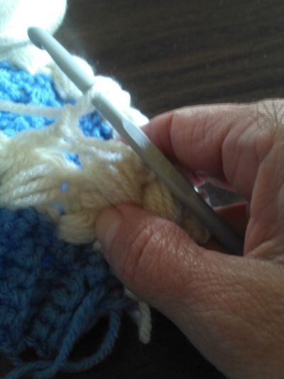 My version of the Braided Puff Stitch Slouch Hat, photo 17