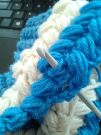 My version of the Braided Puff Stitch Slouch Hat, photo 20
