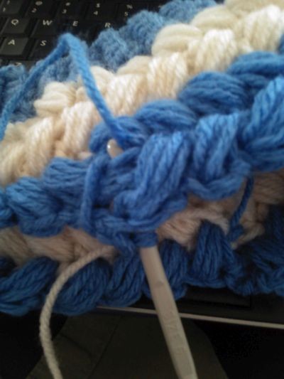 My version of the Braided Puff Stitch Slouch Hat, photo 21