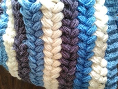 My version of the Braided Puff Stitch Slouch Hat, photo 1