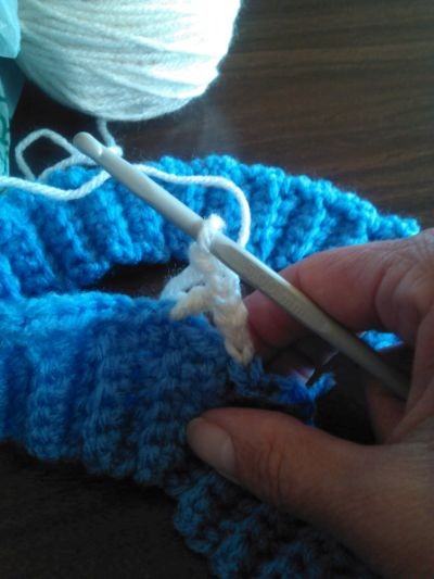 My version of the Braided Puff Stitch Slouch Hat, photo 4