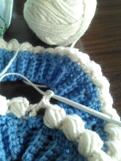 My version of the Braided Puff Stitch Slouch Hat, photo 9