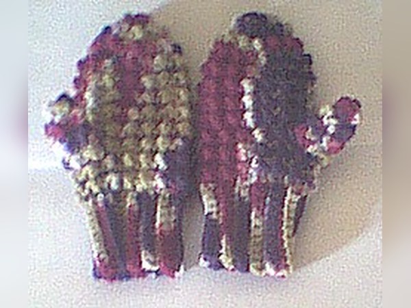 Children's Crocheted Mittens