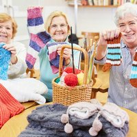 Getting started with crochet at home -- choosing a project, then buying for it.