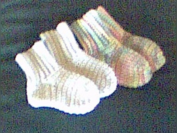 Crocheted Baby Socks Pattern