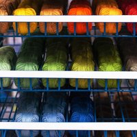 baby socks made with worsted weight yarn.