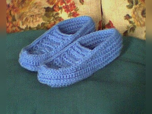 Crocheted Slippers Pattern
