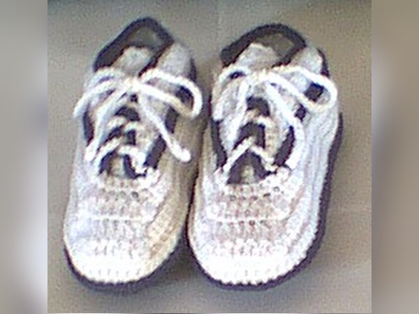 Crocheted Sneaker Slippers