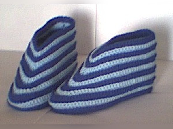 Easy Crocheted Slippers