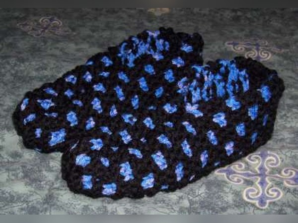 Men's Slip Stitch Knitted Slippers