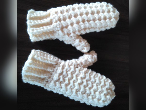 Quick Warm Mittens (Crochet)