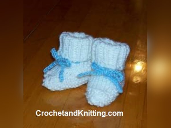 Sue's Knit Baby Slippers